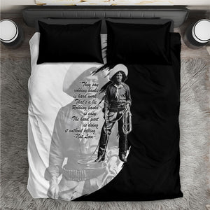 Nat Love Bedding Set Deadwood Dick Legendary Black Cowboy - Famous Outlaw Quote