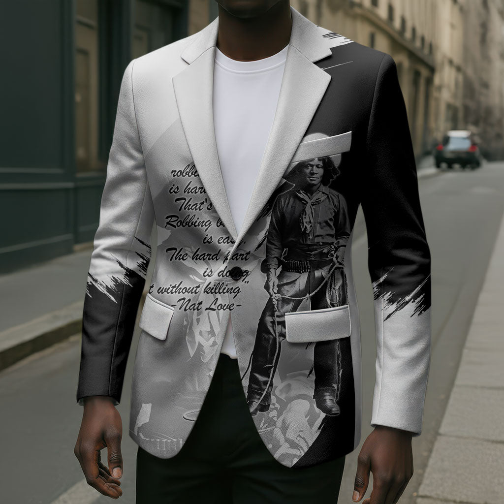 Nat Love Blazer Deadwood Dick Legendary Black Cowboy - Famous Outlaw Quote