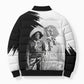 Nat Love Bomber Puffer Jacket Deadwood Dick Legendary Black Cowboy - Famous Outlaw Quote