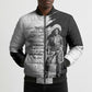 Nat Love Bomber Puffer Jacket Deadwood Dick Legendary Black Cowboy - Famous Outlaw Quote