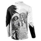 Nat Love Button Sweatshirt Deadwood Dick Legendary Black Cowboy - Famous Outlaw Quote