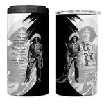 Nat Love 4 in 1 Can Cooler Tumbler Deadwood Dick Legendary Black Cowboy - Famous Outlaw Quote