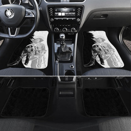 Nat Love Car Mats Deadwood Dick Legendary Black Cowboy - Famous Outlaw Quote