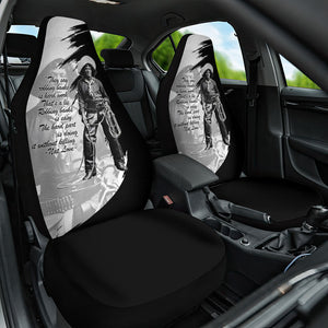 Nat Love Car Seat Cover Deadwood Dick Legendary Black Cowboy - Famous Outlaw Quote