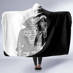 Nat Love Hooded Blanket Deadwood Dick Legendary Black Cowboy - Famous Outlaw Quote