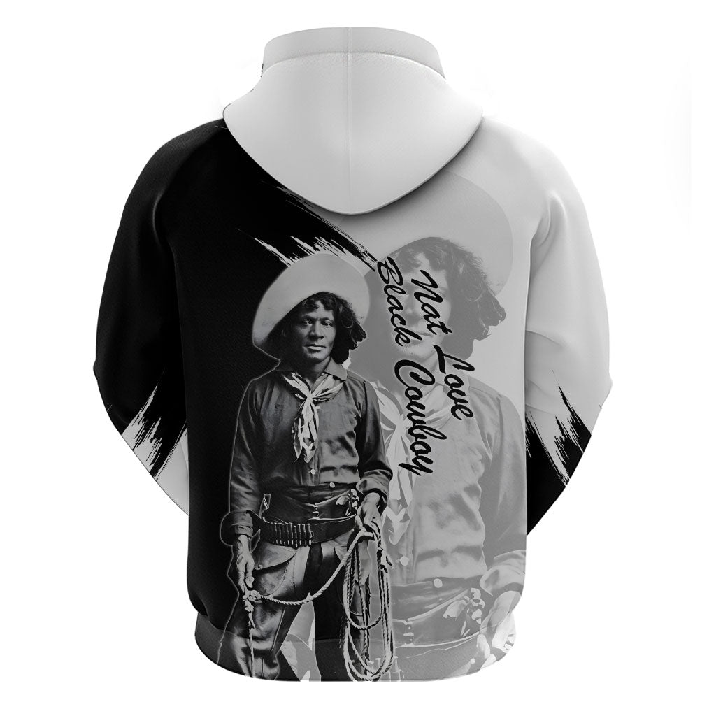 Nat Love Hoodie Deadwood Dick Legendary Black Cowboy - Famous Outlaw Quote