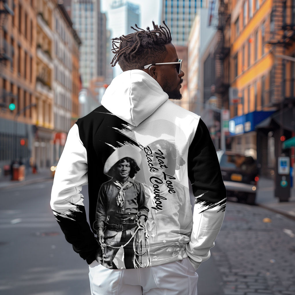 Nat Love Hoodie Deadwood Dick Legendary Black Cowboy - Famous Outlaw Quote