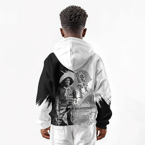 Nat Love Kid Hoodie Deadwood Dick Legendary Black Cowboy - Famous Outlaw Quote