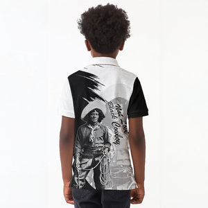 Nat Love Kid Polo Shirt Deadwood Dick Legendary Black Cowboy - Famous Outlaw Quote