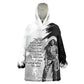 Nat Love Kid Wearable Blanket Hoodie Deadwood Dick Legendary Black Cowboy - Famous Outlaw Quote