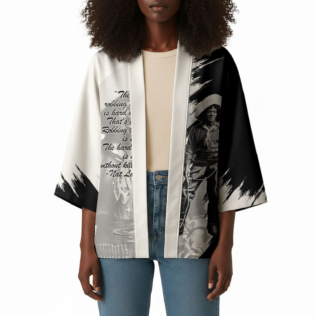 Nat Love Kimono Deadwood Dick Legendary Black Cowboy - Famous Outlaw Quote