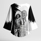Nat Love Kimono Sleeve Blouse Deadwood Dick Legendary Black Cowboy - Famous Outlaw Quote