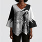 Nat Love Kimono Sleeve Blouse Deadwood Dick Legendary Black Cowboy - Famous Outlaw Quote