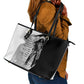 Nat Love Leather Tote Bag Deadwood Dick Legendary Black Cowboy - Famous Outlaw Quote