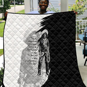 Nat Love Quilt Deadwood Dick Legendary Black Cowboy - Famous Outlaw Quote