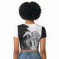 Nat Love Raglan Cropped T shirt Deadwood Dick Legendary Black Cowboy - Famous Outlaw Quote