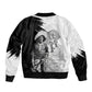 Nat Love Sleeve Zip Bomber Jacket Deadwood Dick Legendary Black Cowboy - Famous Outlaw Quote