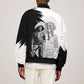 Nat Love Sleeve Zip Bomber Jacket Deadwood Dick Legendary Black Cowboy - Famous Outlaw Quote