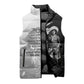 Nat Love Sleeveless Puffer Jacket Deadwood Dick Legendary Black Cowboy - Famous Outlaw Quote