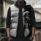 Nat Love Sleeveless Puffer Jacket Deadwood Dick Legendary Black Cowboy - Famous Outlaw Quote