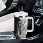 Nat Love Tumbler With Handle Deadwood Dick Legendary Black Cowboy - Famous Outlaw Quote