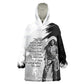 Nat Love Wearable Blanket Hoodie Deadwood Dick Legendary Black Cowboy - Famous Outlaw Quote
