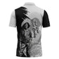 Nat Love Zipper Polo Shirt Deadwood Dick Legendary Black Cowboy - Famous Outlaw Quote