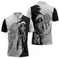 Nat Love Zipper Polo Shirt Deadwood Dick Legendary Black Cowboy - Famous Outlaw Quote