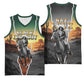 Nat Love Deadwood Dick Legendary Black Cowboy Basketball Jersey Western Frontier Style With Native Southwest Pattern