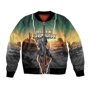 Nat Love Deadwood Dick Legendary Black Cowboy Bomber Jacket Western Frontier Style With Native Southwest Pattern