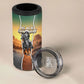 Nat Love Deadwood Dick Legendary Black Cowboy 4 in 1 Can Cooler Tumbler Western Frontier Style With Native Southwest Pattern