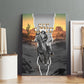 Nat Love Deadwood Dick Legendary Black Cowboy Canvas Wall Art Western Frontier Style With Native Southwest Pattern
