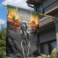 Nat Love Deadwood Dick Legendary Black Cowboy Garden Flag Western Frontier Style With Native Southwest Pattern