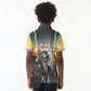 Nat Love Deadwood Dick Legendary Black Cowboy Kid Polo Shirt Western Frontier Style With Native Southwest Pattern