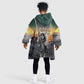 Nat Love Deadwood Dick Legendary Black Cowboy Kid Wearable Blanket Hoodie Western Frontier Style With Native Southwest Pattern