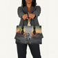 Nat Love Deadwood Dick Legendary Black Cowboy Leather Bag Western Frontier Style With Native Southwest Pattern