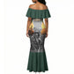 Nat Love Deadwood Dick Legendary Black Cowboy Mermaid Dress Western Frontier Style With Native Southwest Pattern