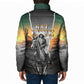 Nat Love Deadwood Dick Legendary Black Cowboy Padded Jacket Western Frontier Style With Native Southwest Pattern