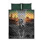 Nat Love Deadwood Dick Legendary Black Cowboy Quilt Bed Set Western Frontier Style With Native Southwest Pattern
