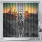 Nat Love Deadwood Dick Legendary Black Cowboy Shower Curtain Western Frontier Style With Native Southwest Pattern
