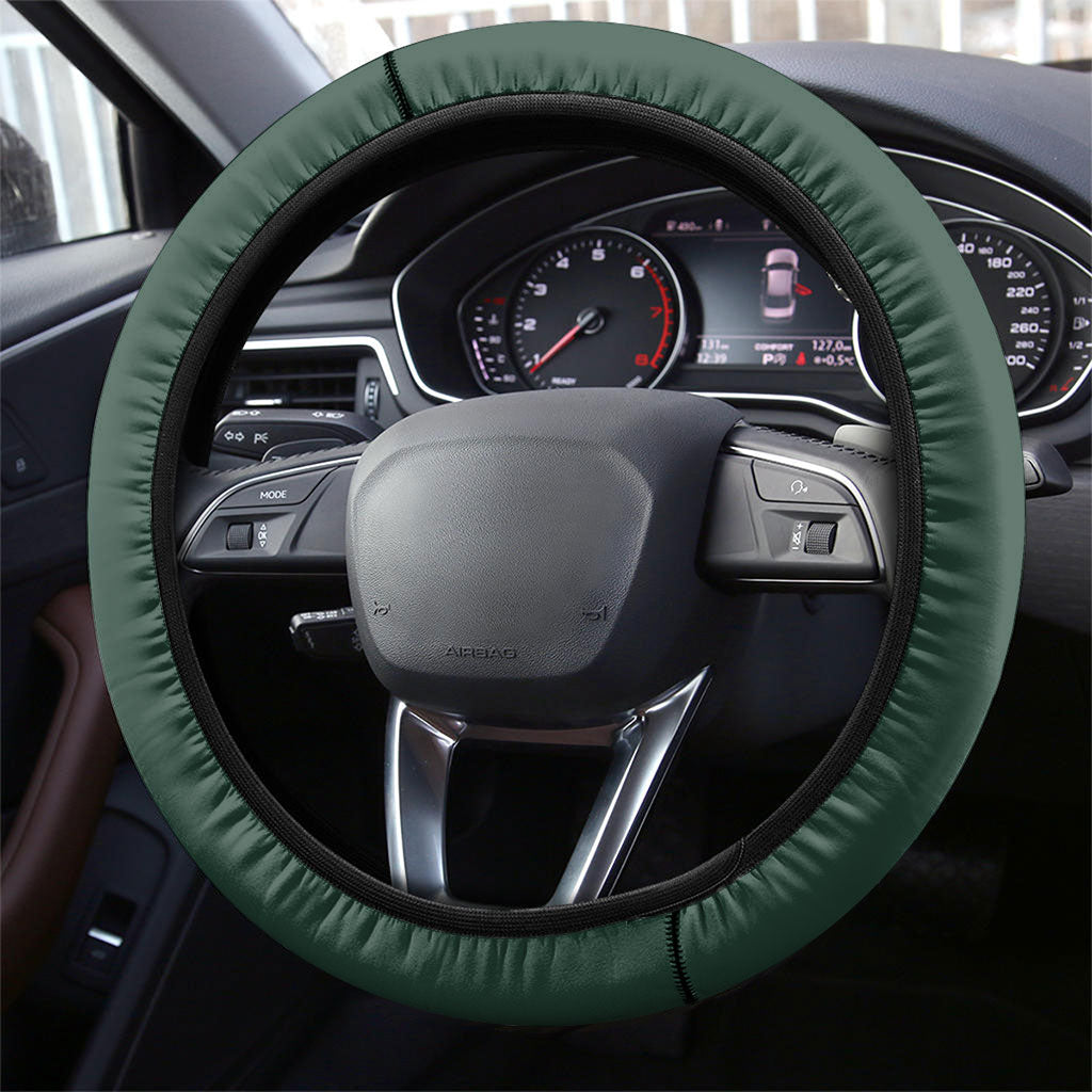 Nat Love Deadwood Dick Legendary Black Cowboy Steering Wheel Cover Western Frontier Style With Native Southwest Pattern