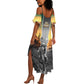 Nat Love Deadwood Dick Legendary Black Cowboy Summer Maxi Dress Western Frontier Style With Native Southwest Pattern