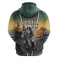 Nat Love Deadwood Dick Legendary Black Cowboy Zip Hoodie Western Frontier Style With Native Southwest Pattern