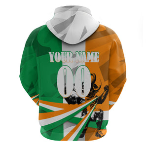 Personalized Ivory Coast Football Elephant Champion Hoodie Cote d Ivoire Flag Colors Heritage