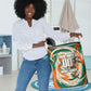 Personalized Ivory Coast Football Laundry Basket Les Elephants Swirl Pattern Heritage Mascot Art