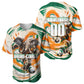 Personalized Ivory Coast Football Baseball Jersey Les Elephants Swirl Pattern Heritage Mascot Art