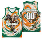 Personalized Ivory Coast Football Basketball Jersey Les Elephants Swirl Pattern Heritage Mascot Art