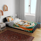 Personalized Ivory Coast Football Bedding Set Les Elephants Swirl Pattern Heritage Mascot Art