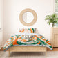 Personalized Ivory Coast Football Bedding Set Les Elephants Swirl Pattern Heritage Mascot Art