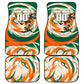 Personalized Ivory Coast Football Car Mats Les Elephants Swirl Pattern Heritage Mascot Art